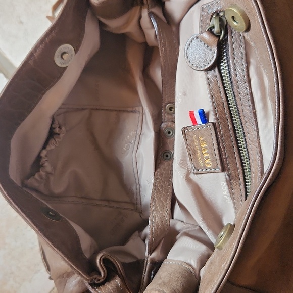 Abaco Jamily Python Snake Flap Bag - Brown - Picture 17 of 17